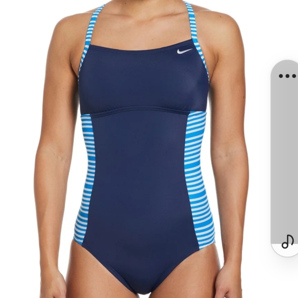 Nike One Piece blue Racerback swimsuit size S NWT - Picture 6 of 16